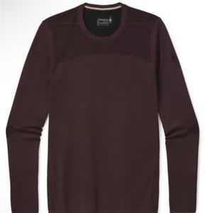 Smartwool Men’s Intraknit Merino 200 Crew, Woodsmoke-Black, Small